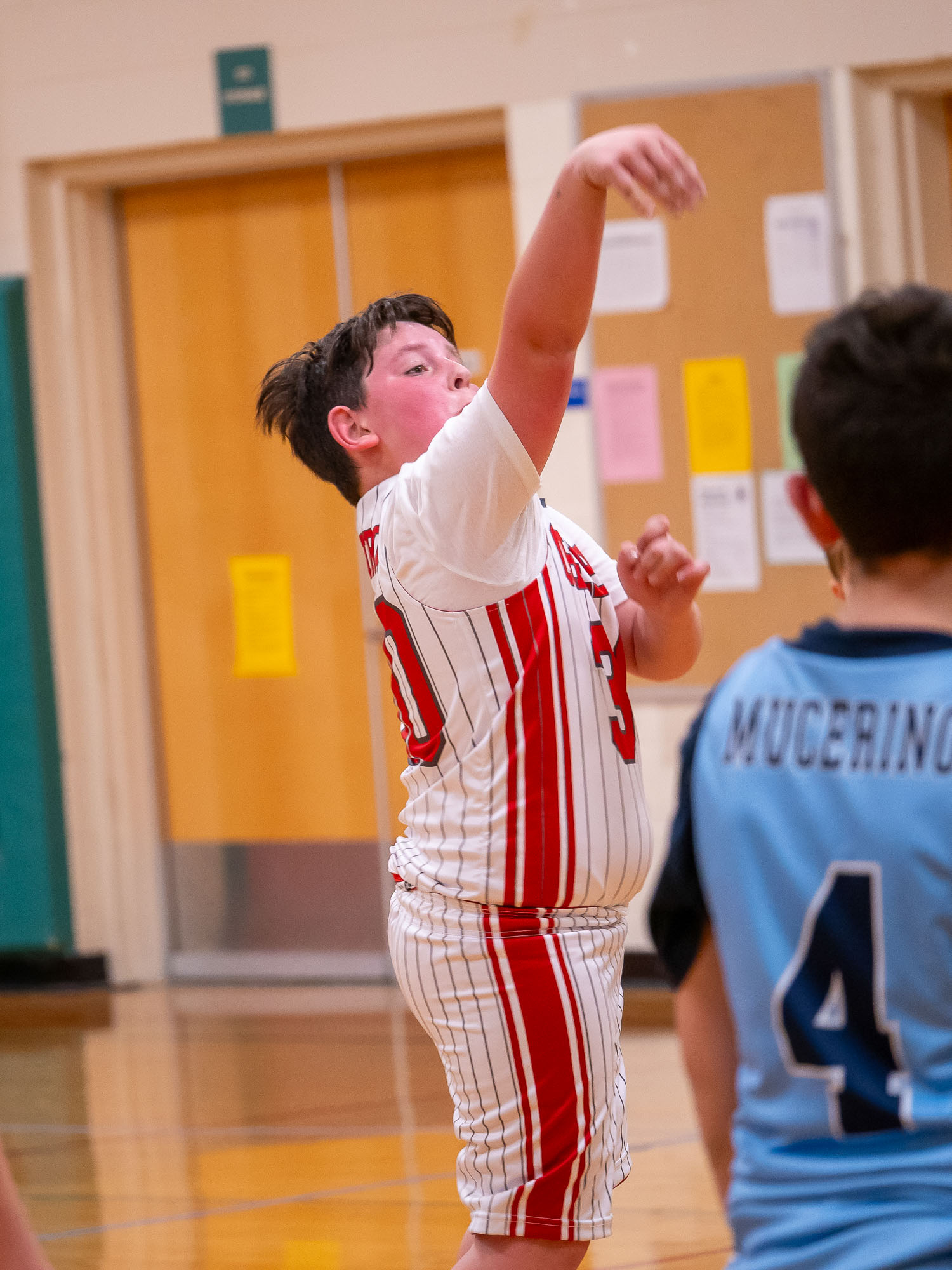 Shooting follow-through