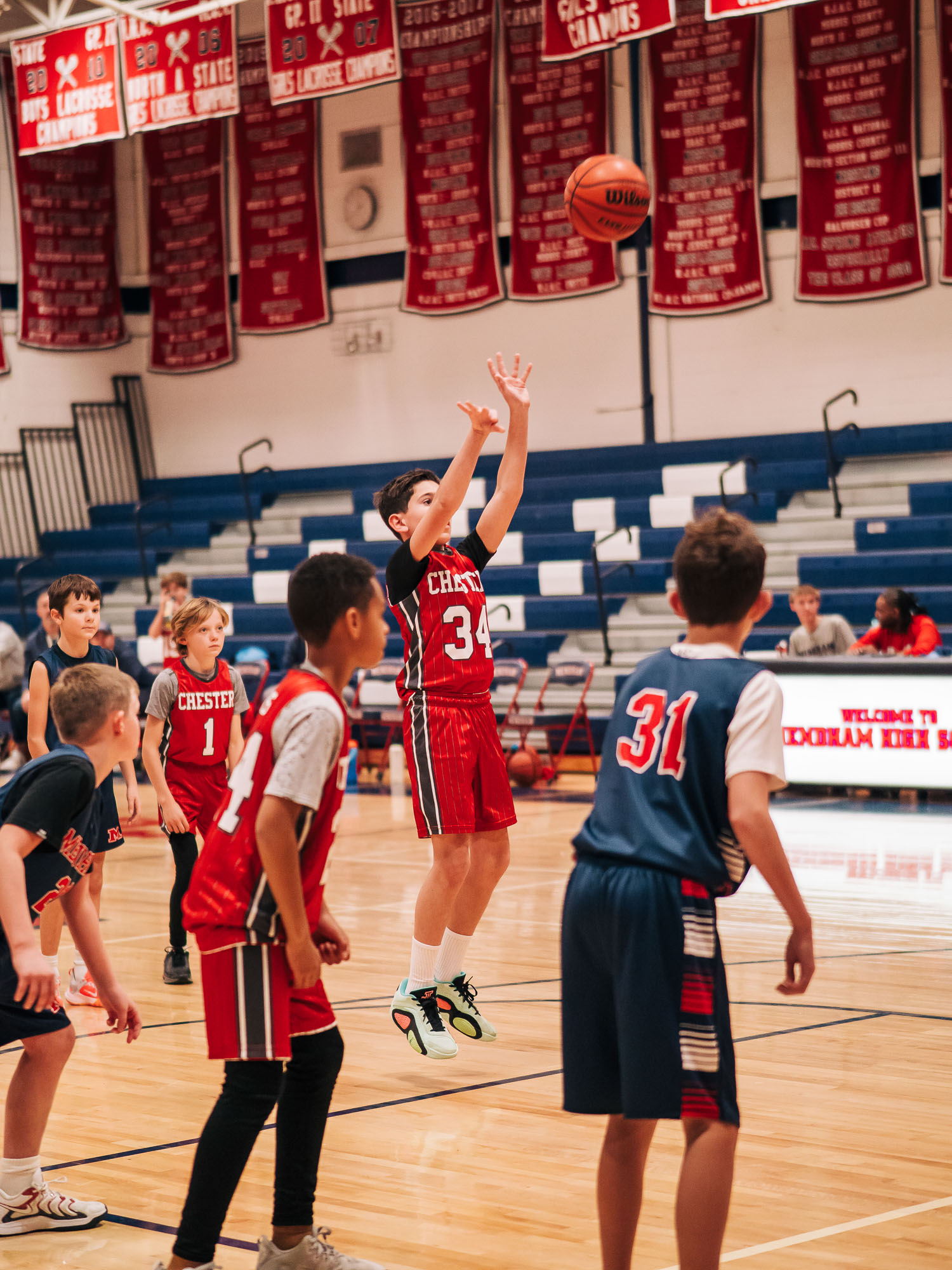 Basketball — celebration