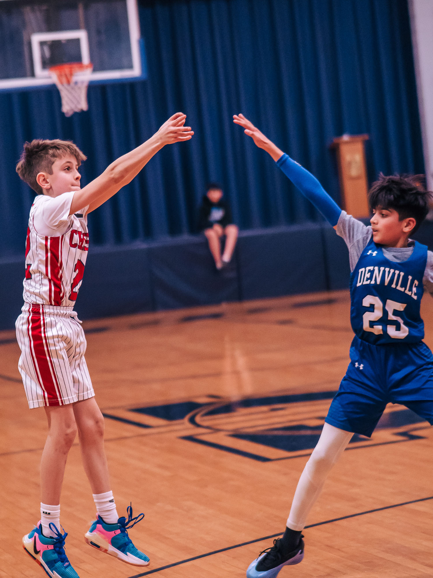 Clean look at the basket