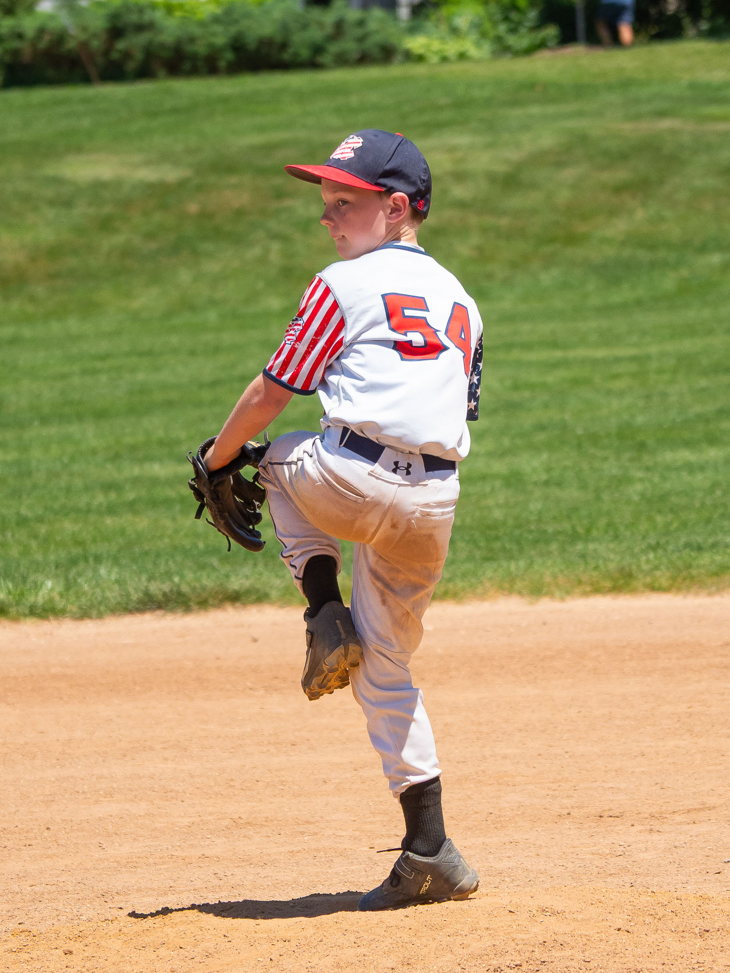 Pitcher from the mound