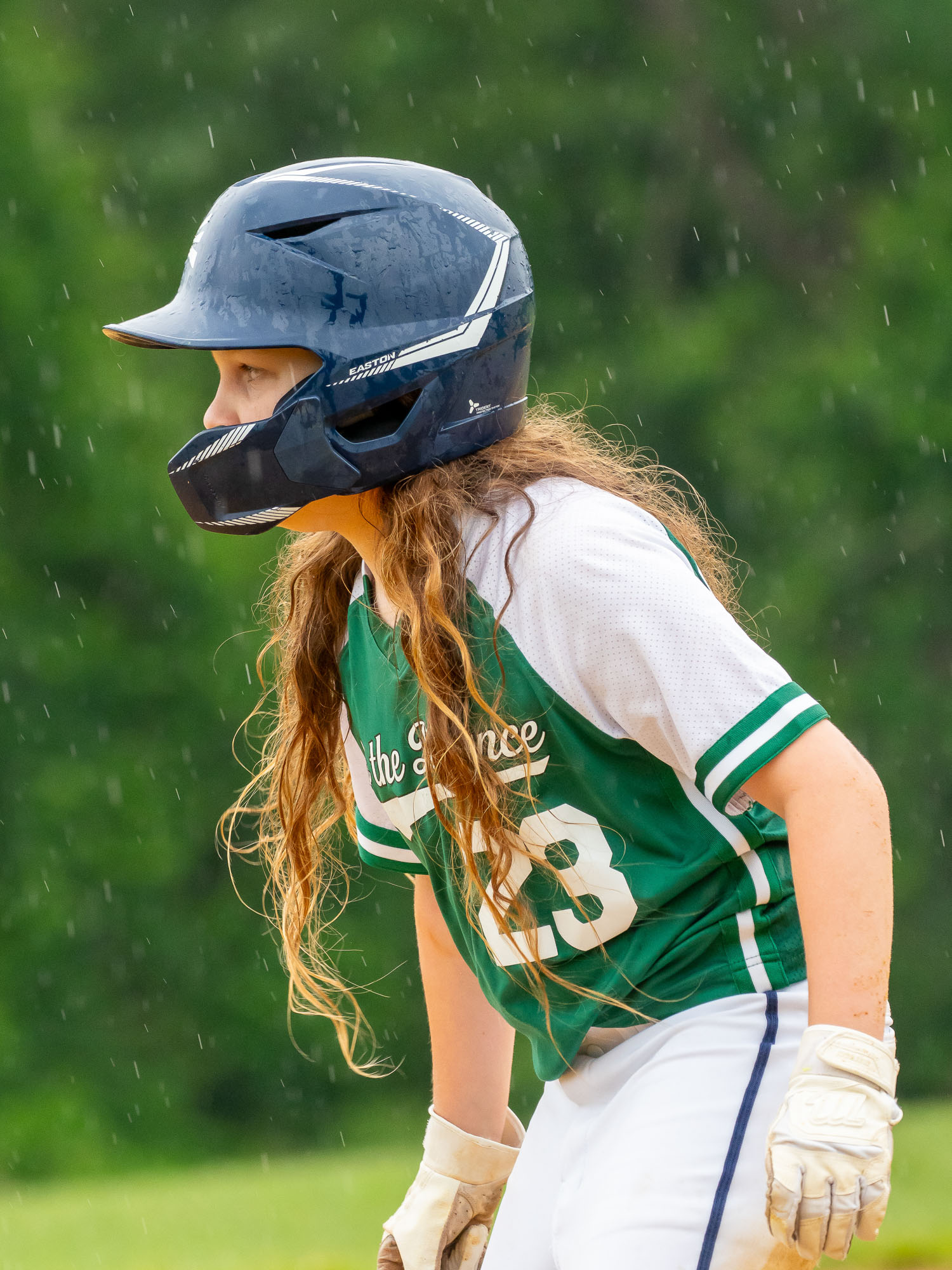 Baseball rain game intensity