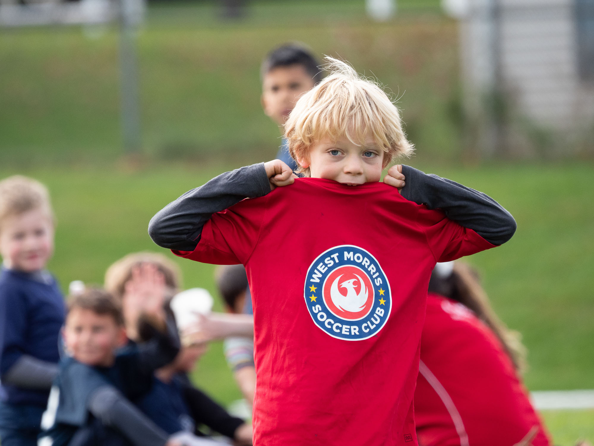 West Morris soccer action
