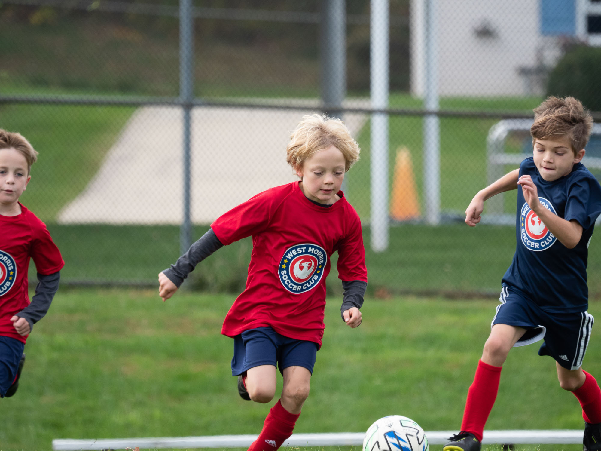 Soccer player on the run