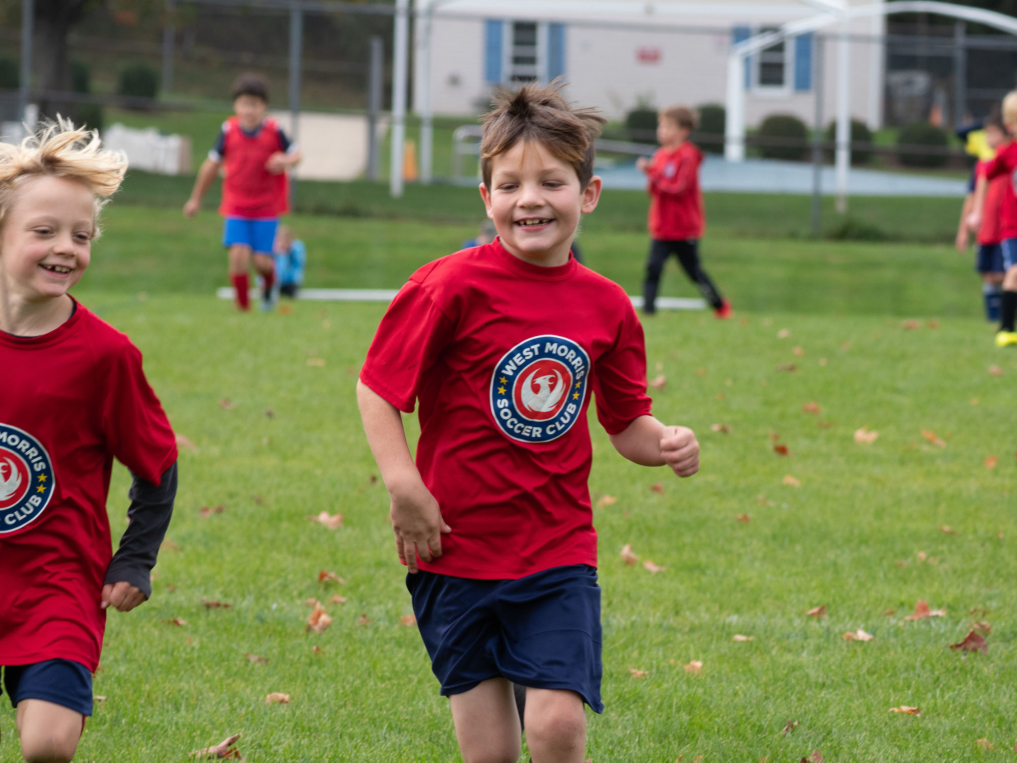 Soccer player controlling the ball